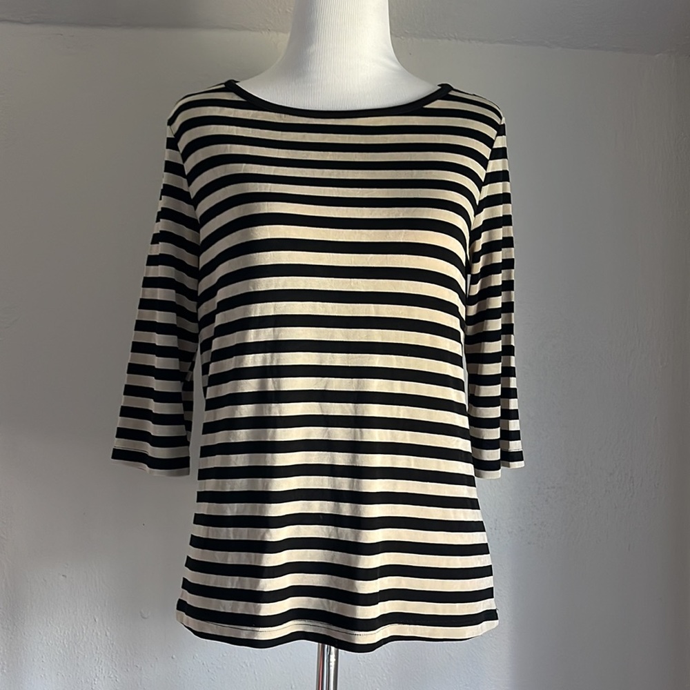 Chico’s Private Edition Travelers Stripes Top